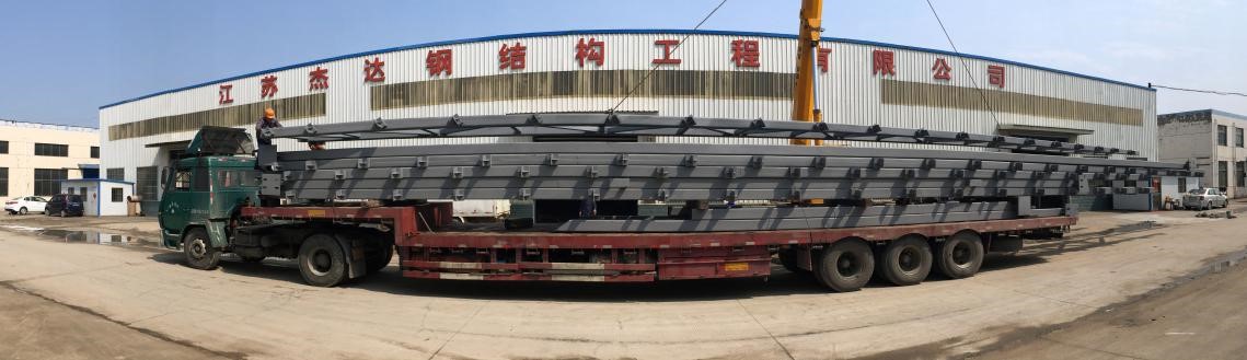 關于我們鋼結構加工基地現場